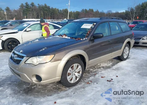 2008 Subaru Outback from USA, damaged, VIN 4S4BP60C986313909